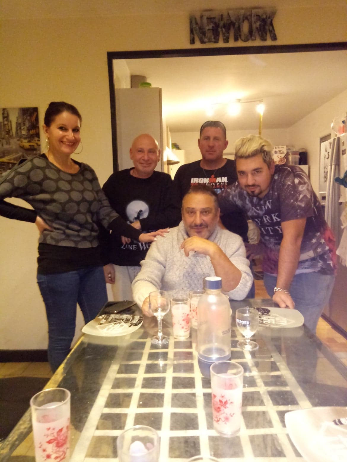 A mon anniveraire avec Dani Lary chez mon ami Grégory.
