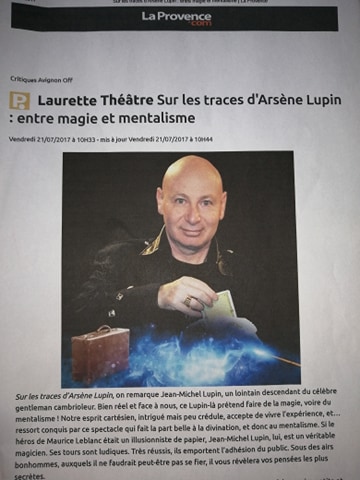 Article dans La Provence