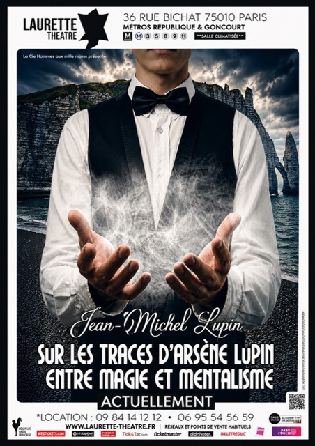 Affiche du spectacle Sur les traces d'Arsène Lupin